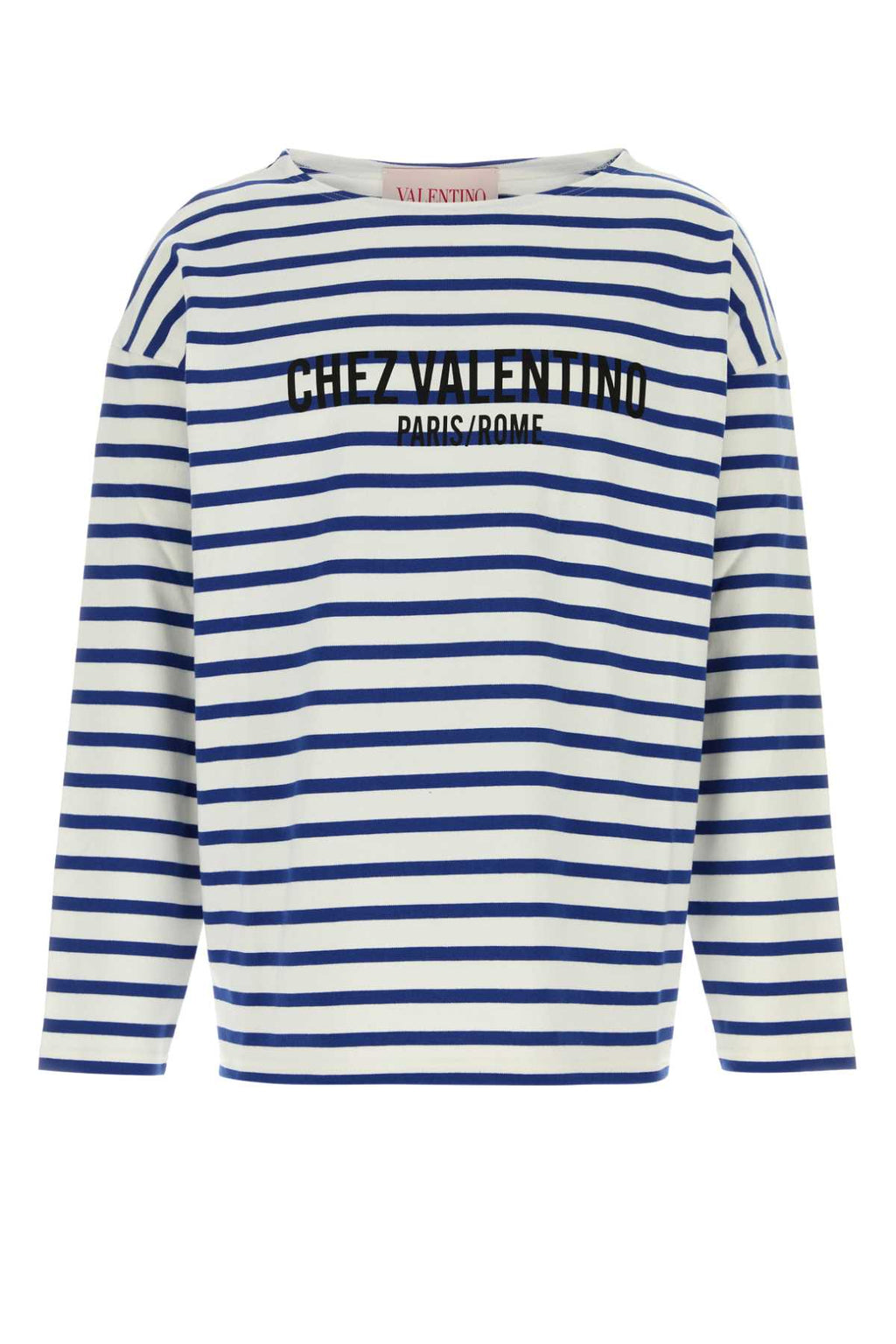 Valentino Garavani Men Embroidered Cotton T-Shirt