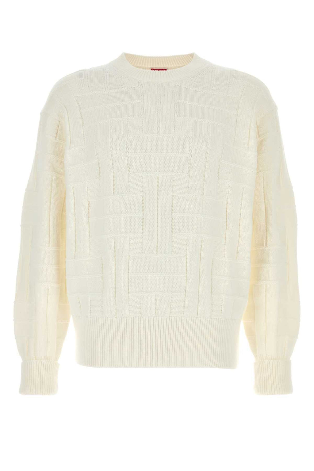 Kenzo Men White Cotton Sweater