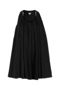 Loewe Women Black Satin Mini Dress