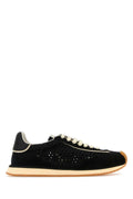 Dolce & Gabbana Men Black Fabric Dg Cushion Sneakers