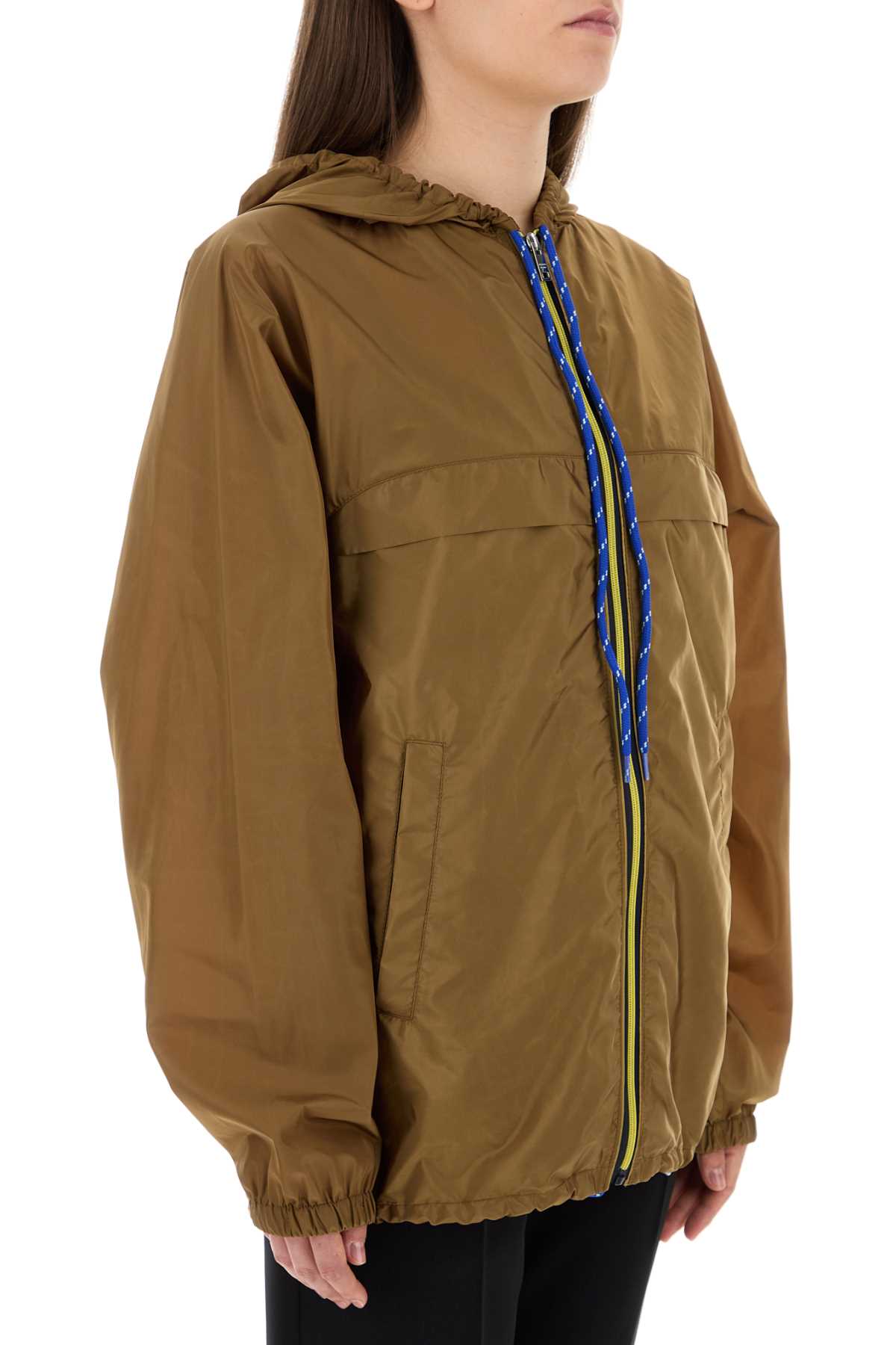 Prada Women Biscuit Re-Nylon Jacket