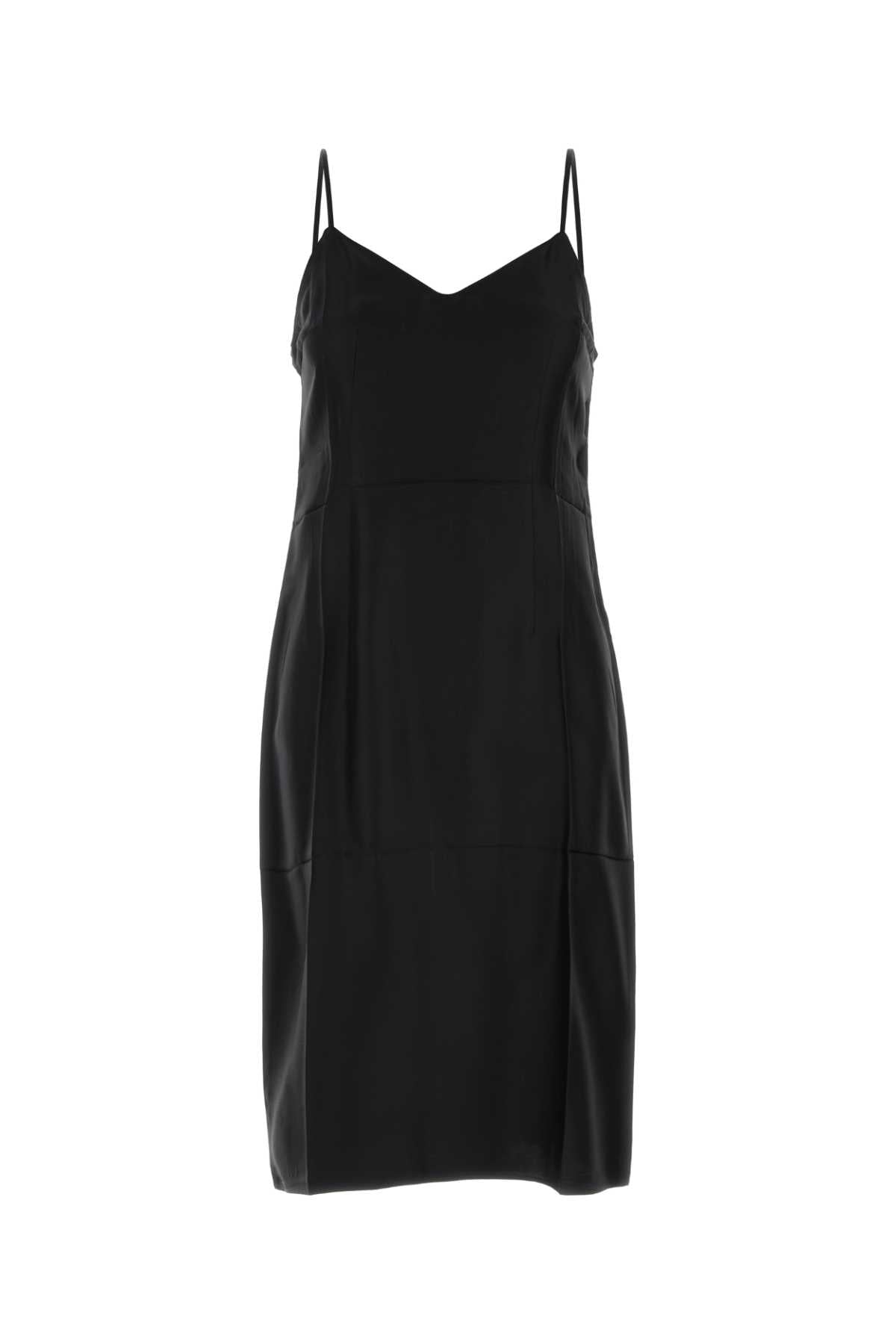 Prada Women Black Twill Dress