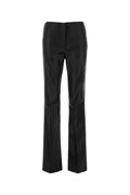 Sportmax Women Black Stretch Satin Adepto1234 Pant