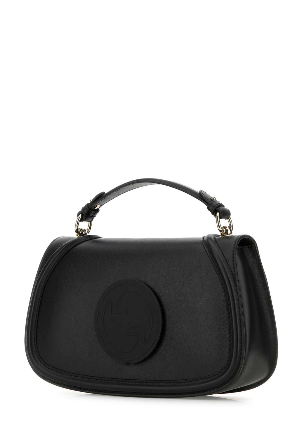 Gucci Women Black Leather Gucci Blondie Handbag