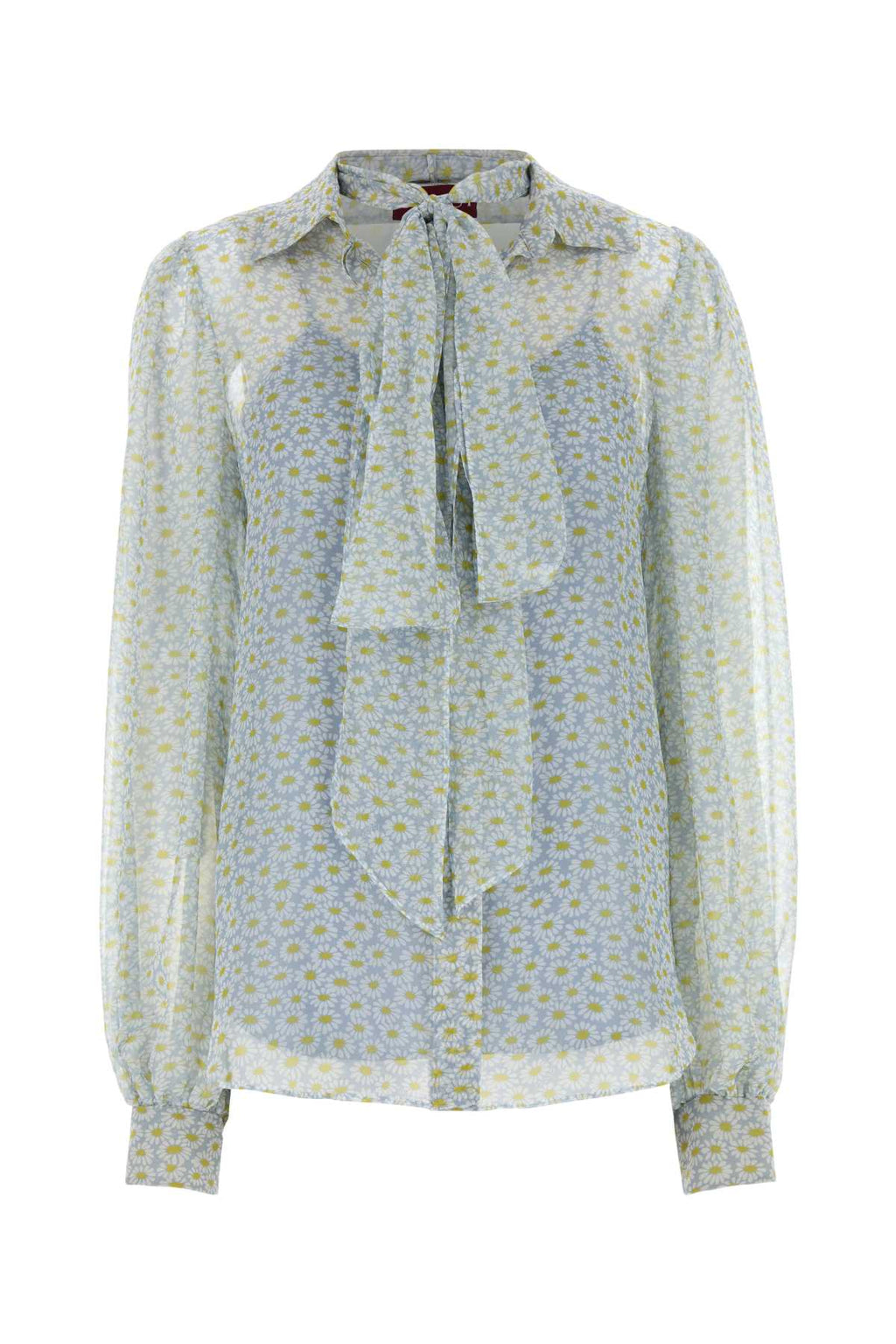 Gucci Women Printed Chiffon Shirt