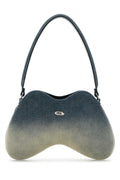 Diesel Women Denim Double-D Shoulder Bag