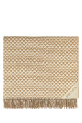 Prada Unisex Embroidered Wool Blend Symbole Double Blanket