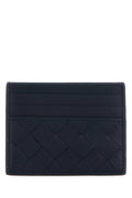 Bottega Veneta Men Two-Tone Leather Intrecciato Card Holder