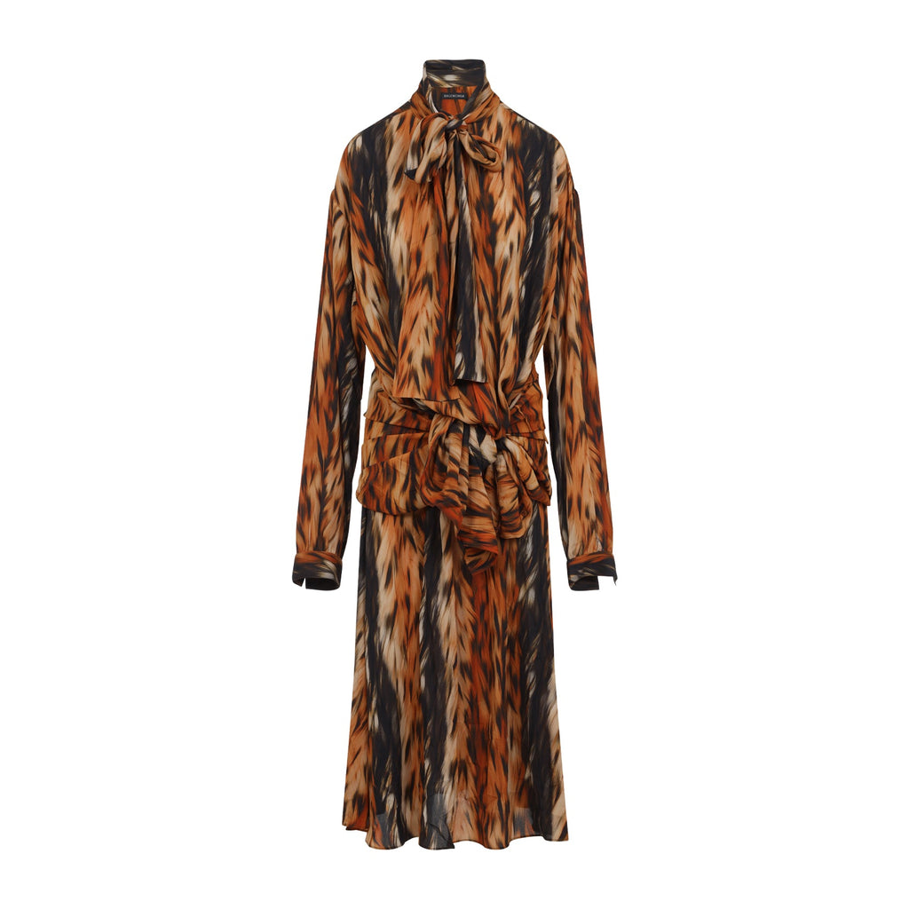 Balenciaga Knotted Dress Women