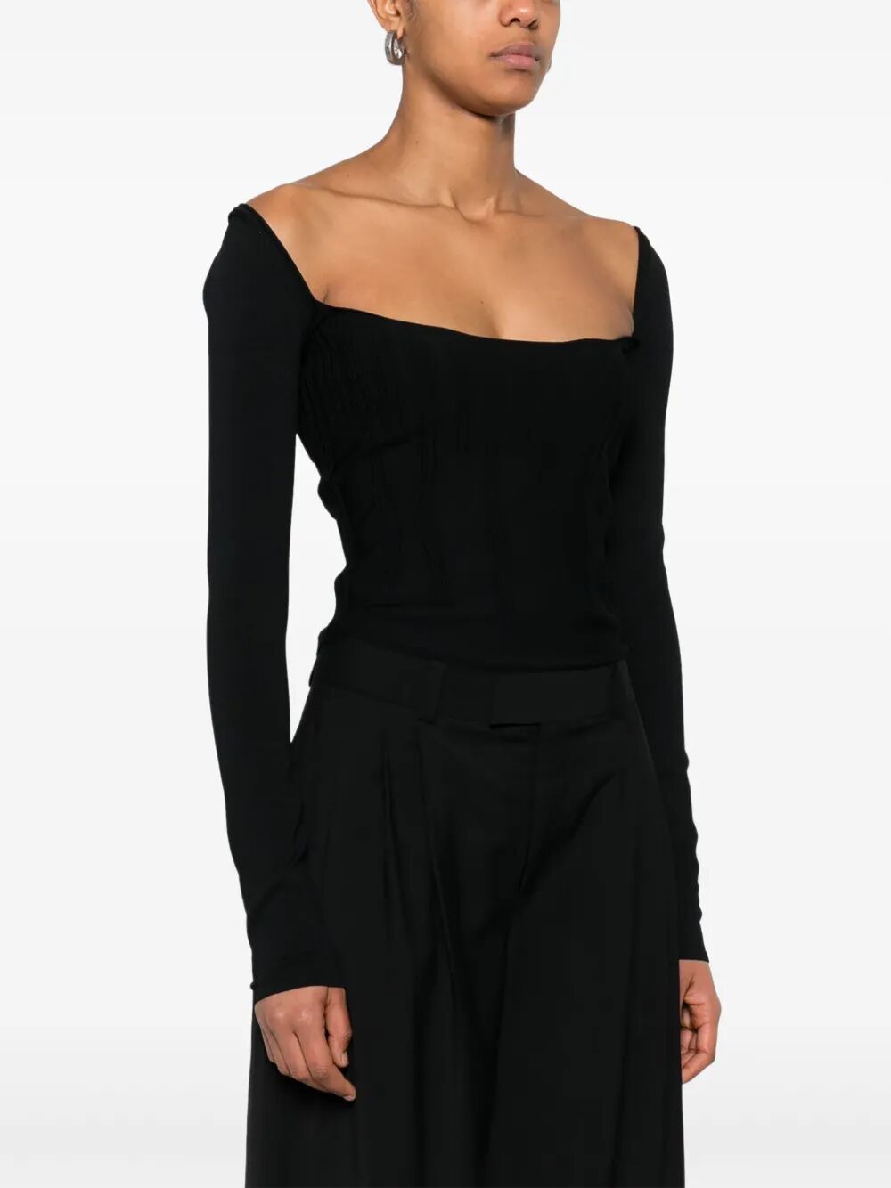 Mugler Women Madonna Neck Top