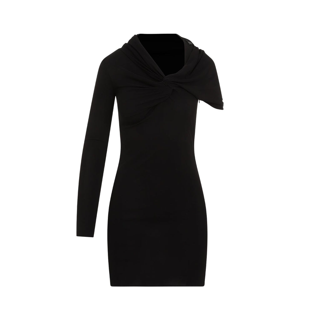 Saint Laurent Viscose Mini Dress Women
