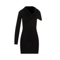 Saint Laurent Viscose Mini Dress Women