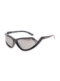 Balenciaga Women 'Side Xpander' Black With Logo Lettering On The Temples In Nylon Woman
