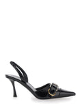 Givenchy Women 'Voyou' Black Slingback Pumps With A Buckle In Patent Leather Woman