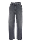 Moncler Women Grey Five-Pocket Jeans In Denim Woman