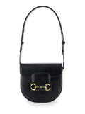 Gucci Women 'Gucci Horsebit 1955' Mini Black Shoulder Bag With Horsebit Detail In Leather Woman