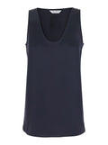Max Mara Women 'Filly' Blue Sleeveless Top With Round Neck In Silk Woman
