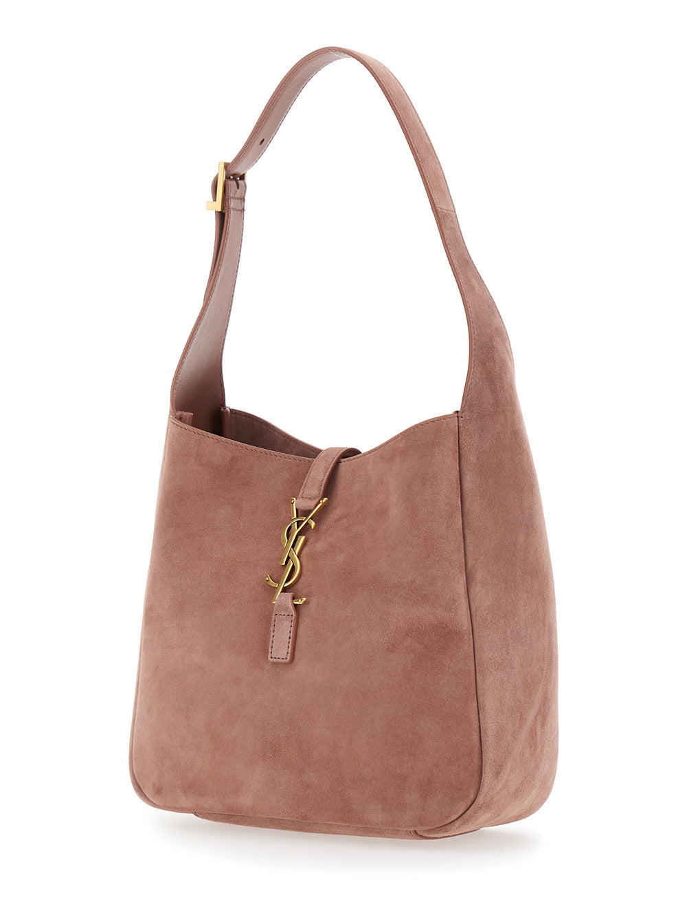 Saint Laurent Women 'Le 5 À 7'  Pink Shoulder Bag With Hook Closure With Cassandre In Soft Leather Woman