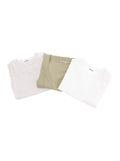 Jil Sander Women Multicolor Crewneck Top With Three-Layer Design And Side Logo In Cotton Woman