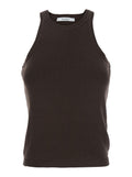 Max Mara Women 'Arness' Black Sleeveless Top With Halterneck In Cotton Woman