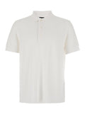 Tom Ford Men White Polo Shirt With Classic Collar In Cotton Blend Man