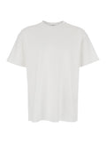 Givenchy Men White Crewneck T-Shirt With Logo Lettering On The Rear In Cotton Man