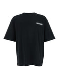 Dsquared2 Men Black T-Shirt With Logo On The Front In Cotton Man