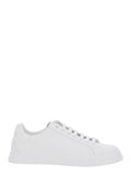 Dolce & Gabbana Men Sneaker 'Portofino Light' With Logo Patch On The Tongue And Tone-On-Tone Lettering Logo On The Heel In White Leather For Men