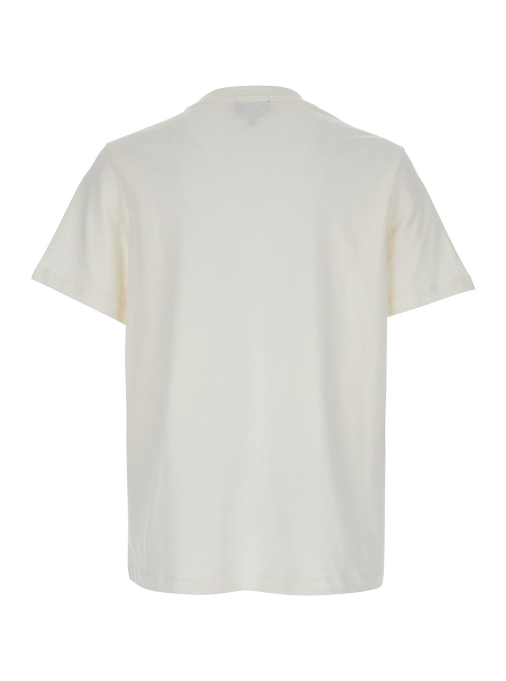 A.P.C. Men White T-Shirt With Embroidered Logo On The Front In Cotton Man