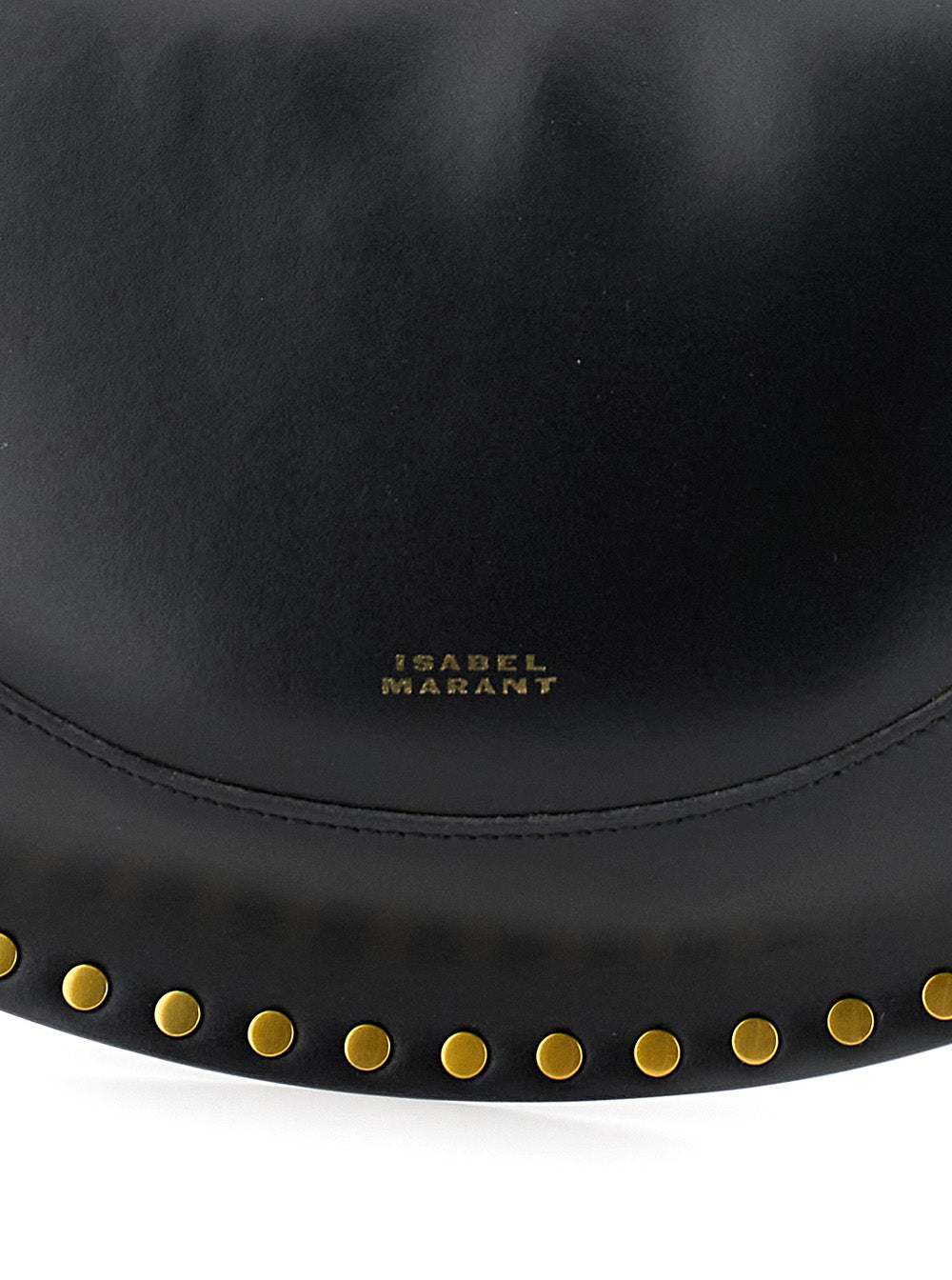 Isabel Marant Women Shoulder Bag 'Naoko' With Removable Strap And Logo Lettering Imprinted On The Front In Black Leather For Women