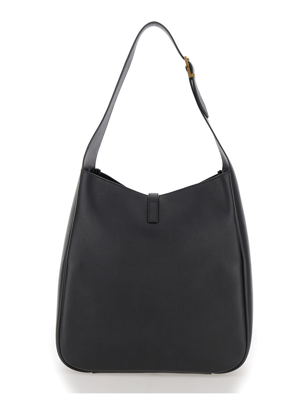 Saint Laurent Women Shoulder Bag 'Le 5 À 7 Grande' With Cassandre In Black Smooth Leather For Women