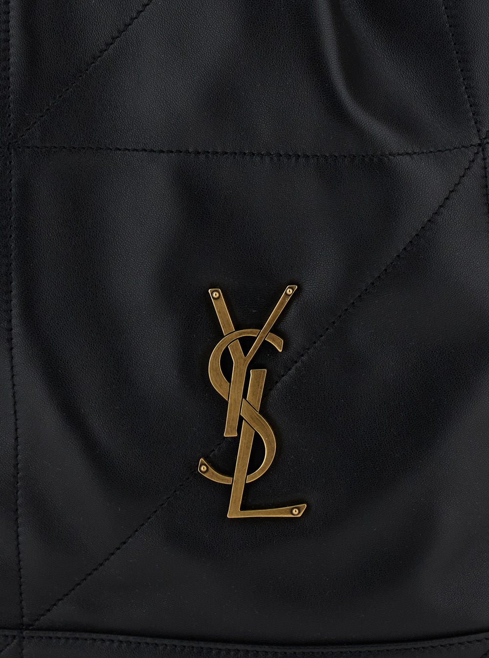 Saint Laurent Women Jamie Shoulder Bag With Two Top Handles With Chain And Cassandre Plate On The Front In Black Leather For Women