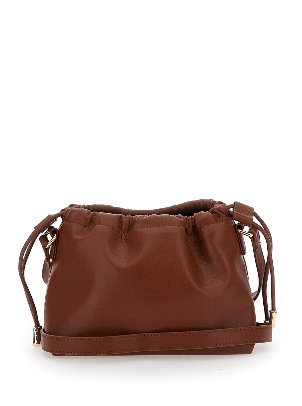 A.P.C. Women Ninon Mini Crossbody Bag With Engraved Logo On The Front And Adjustable Ecoleather Strap Brown Women