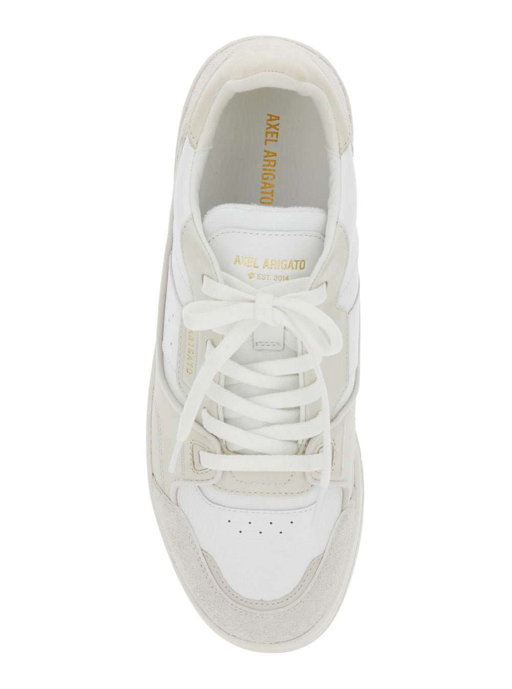 Axel Arigato Men 'Clay' Beige Sneaker With Suede Inserts And Logo Patch On Tongue In Leather Men