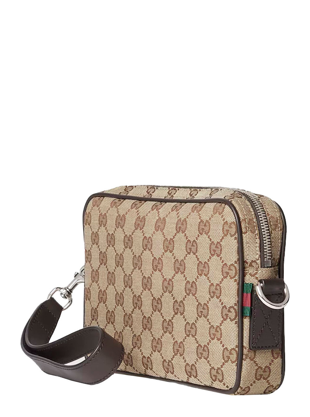 Gucci Men Gg All-Over Ecoleather Crossbody Bag For Men