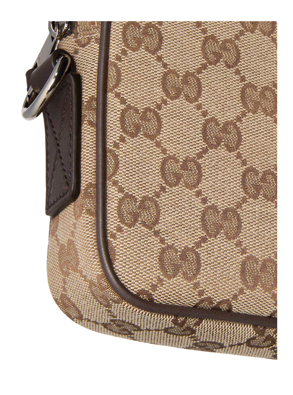 Gucci Men Gg All-Over Ecoleather Crossbody Bag For Men