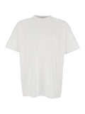 Givenchy Men White Crew Neck T-Shirt With Logo Patch On The Front In Cotton For Men