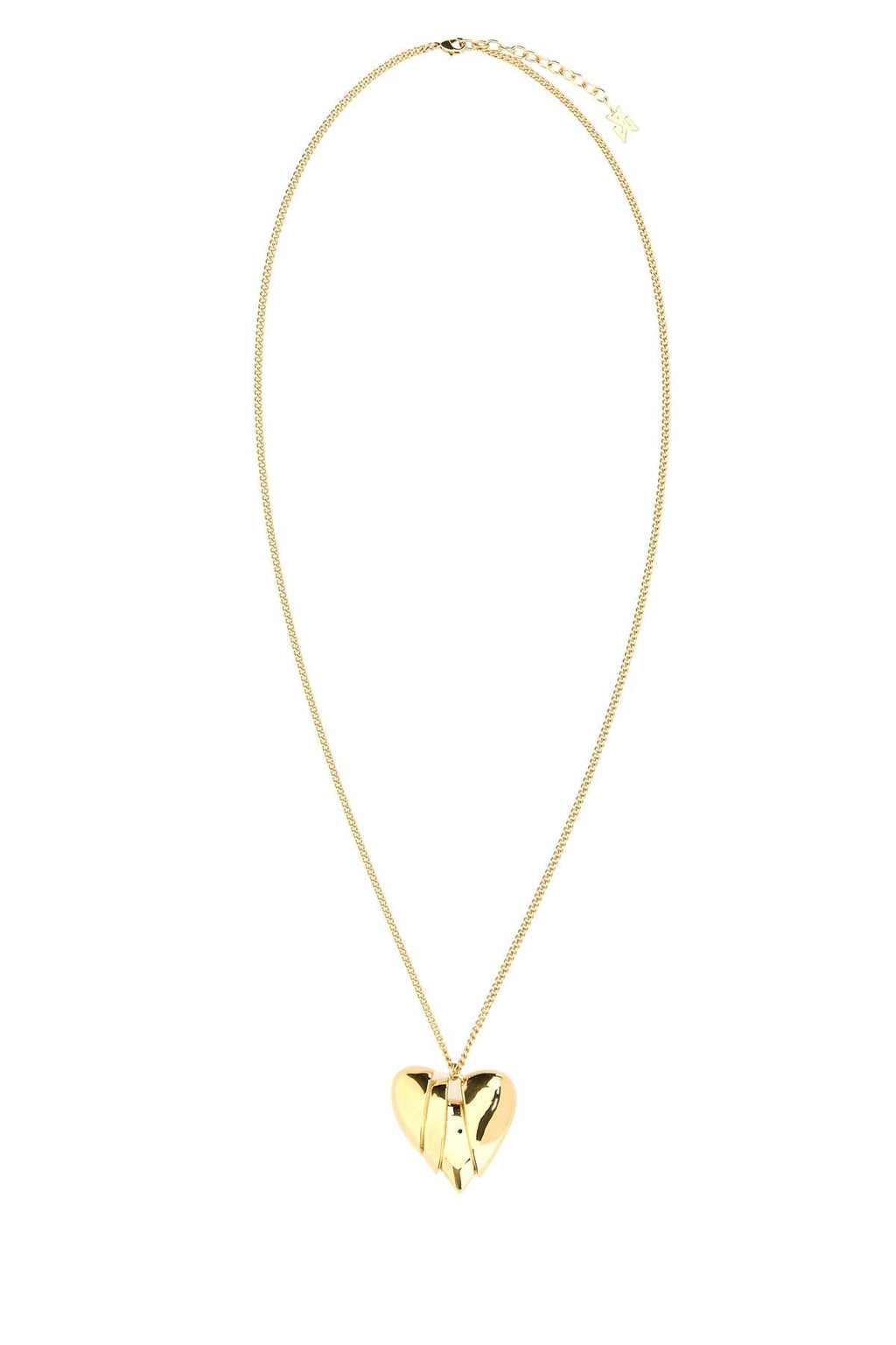 Amina Muaddi Women Heartbreaker Necklace Gold Base
