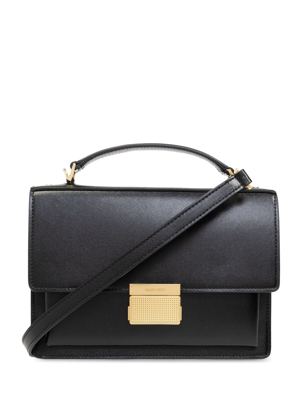 Golden Goose Women Venezia Bag Palmellato Leather Body Gold Metal Details