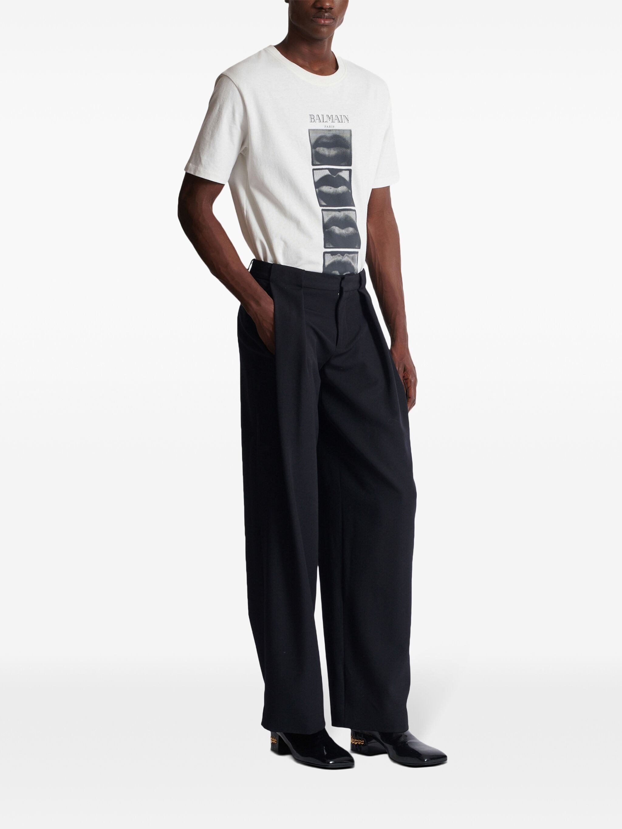 Balmain Men Gdp Pleated Pants