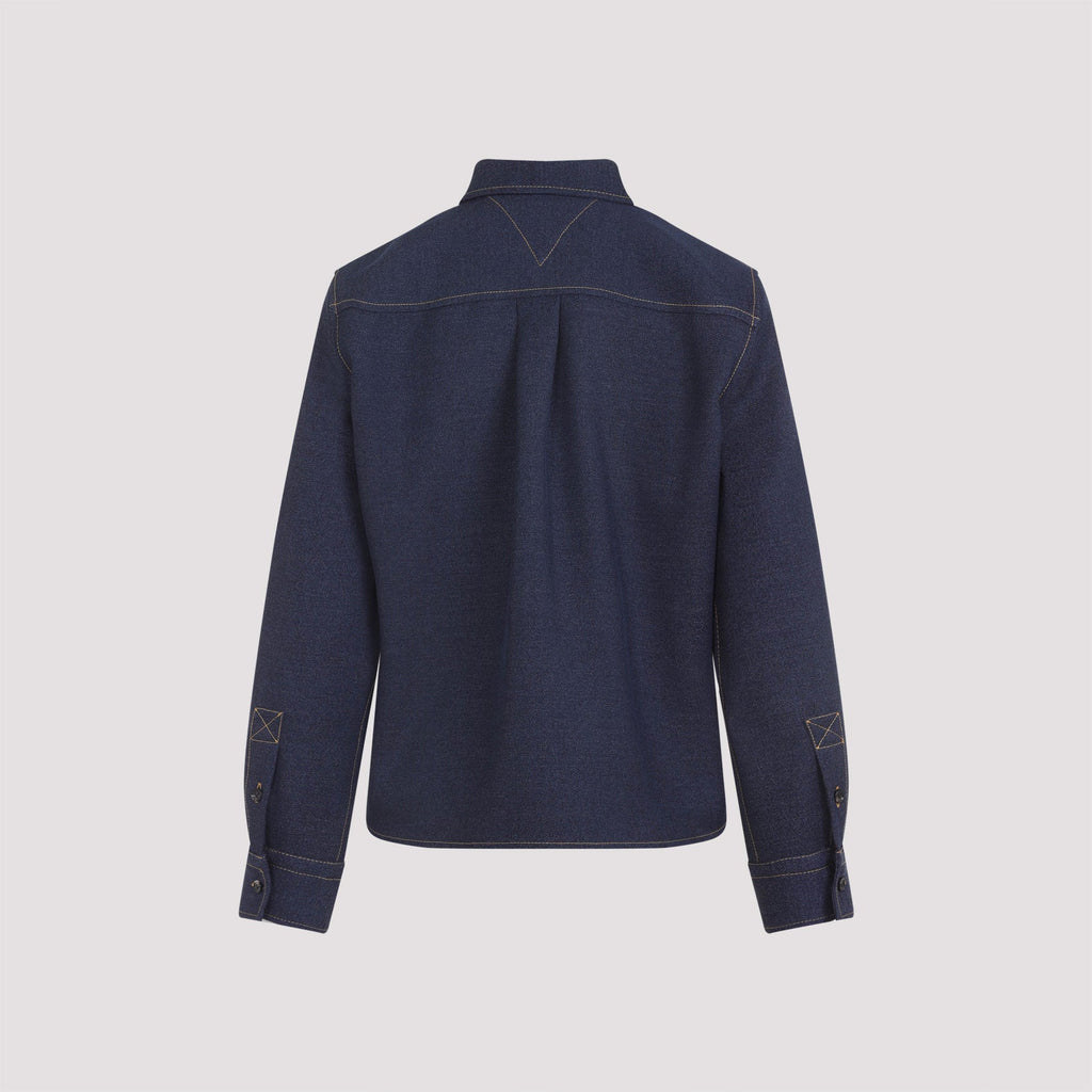 Bottega Veneta Wool Drill Shirt Women