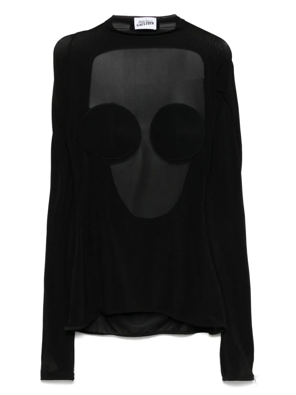 Jean Paul Gaultier Women Light Jersey Backless Top With Covered Cup Detail