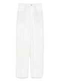 Bottega Veneta Women Pantaloni A Gamba Ampia In Denim