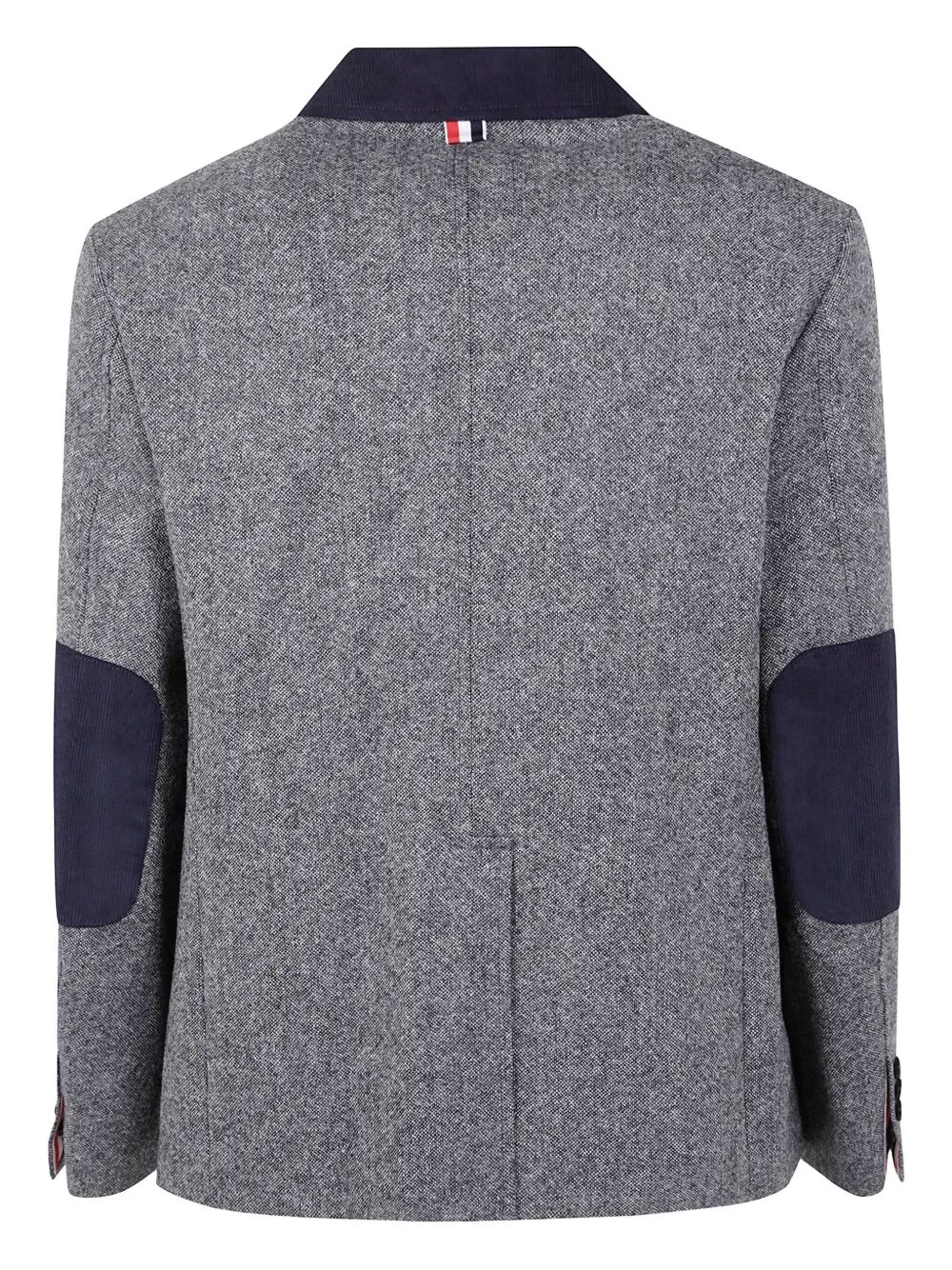 Thom Browne Men Fisherman Shawl Solid Donegal Tweed
