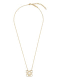 Ferragamo Women Crystal Embellished Four Gancini Pendant Necklace