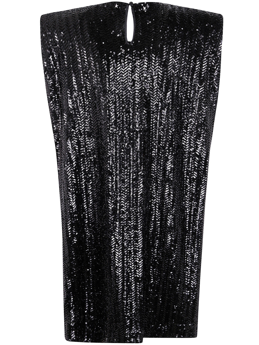 Golden Goose Women Journey W`S Sleeveless Tee Dress With Shoulderpads Full Paillettes