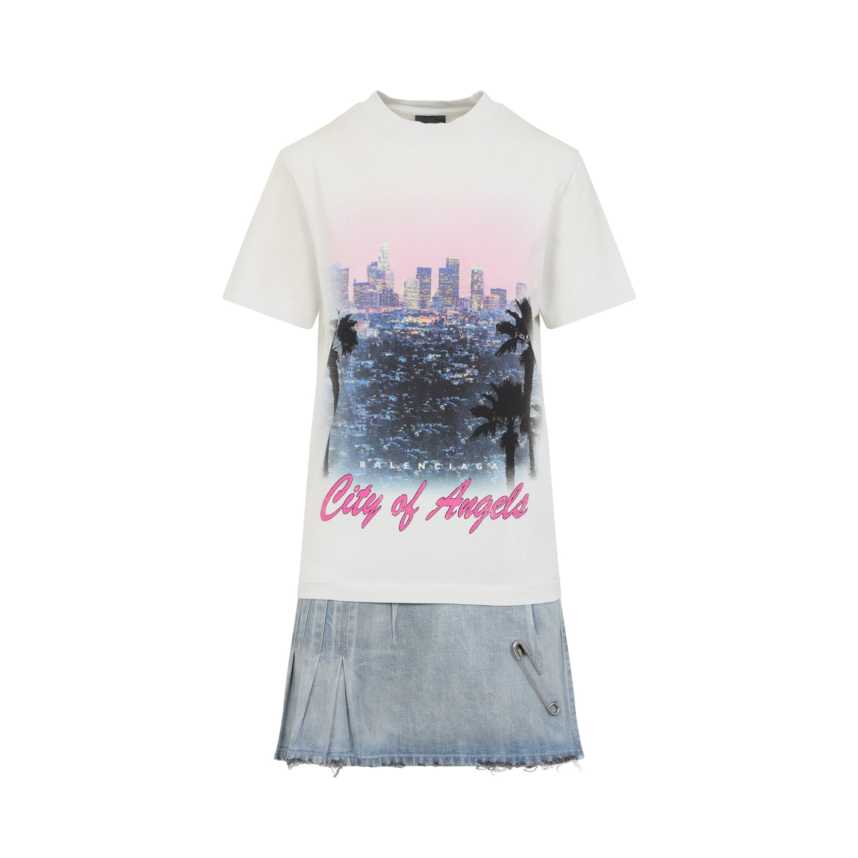 Balenciaga Layered Mini Dress Women