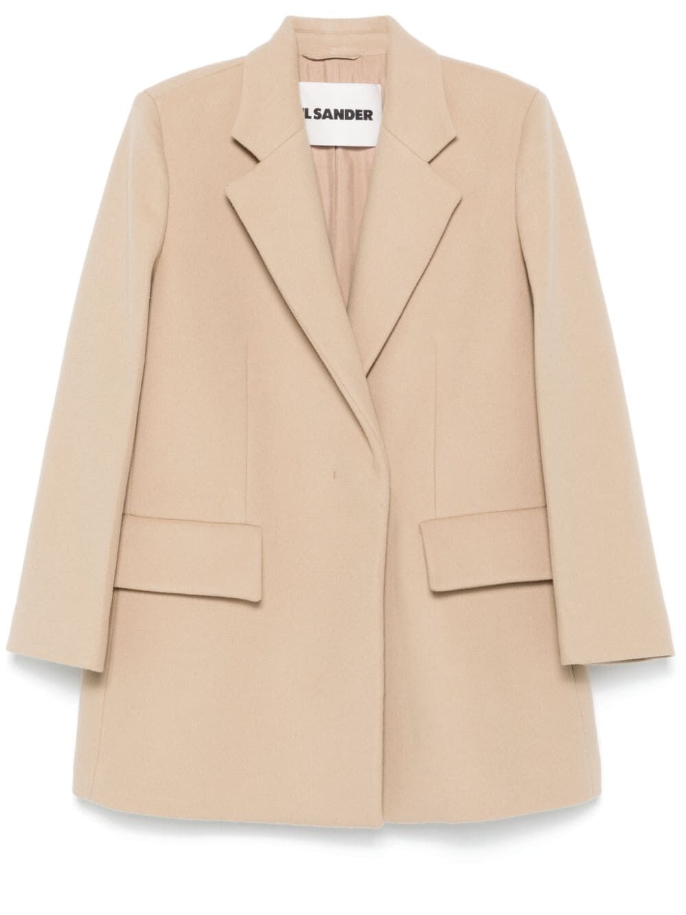 Jil Sander Women Short Double Breasted Tailor Made Crombie