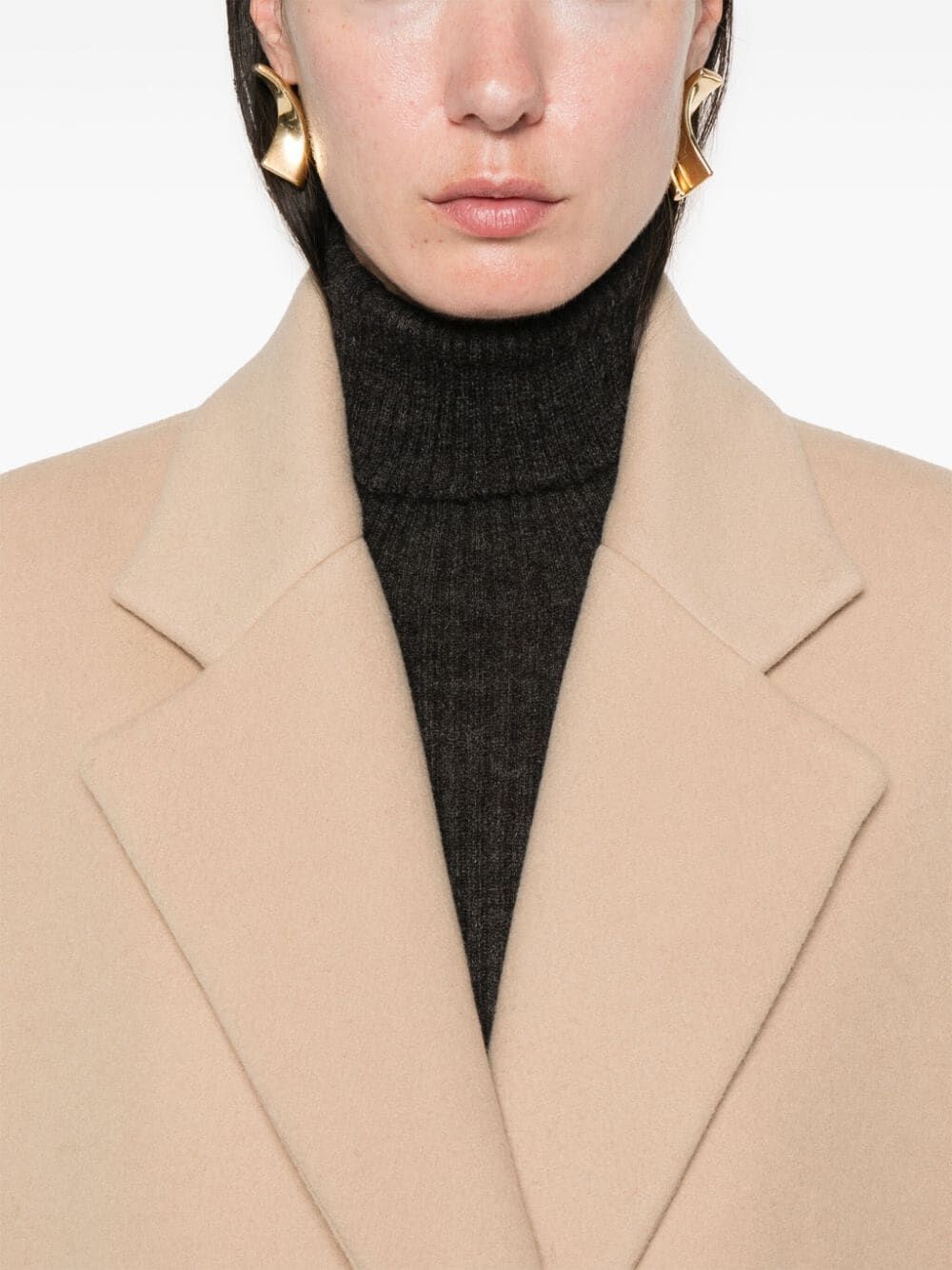 Jil Sander Women Short Double Breasted Tailor Made Crombie