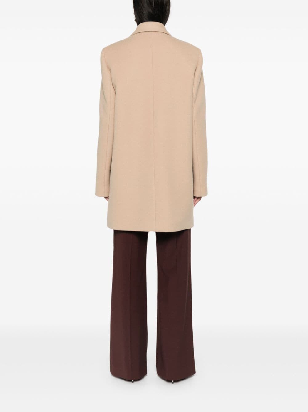 Jil Sander Women Short Double Breasted Tailor Made Crombie